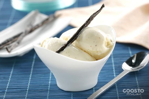 Înghețată de vanilie preparată la Thermomix